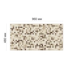 Листовая панель ПВХ GRACE 960x480x0.3 мм Мрамор бежевый 0.46 м2 - изображение 9