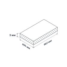 Листовая панель ПВХ GRACE 962x499x3 мм Кирпич серый 0.48 м2 - изображение 10