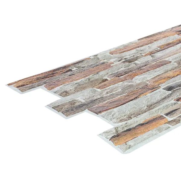 Листовая панель ПВХ GRACE 980x500x3 мм Гибралтар 0.49 м2 - изображение 2