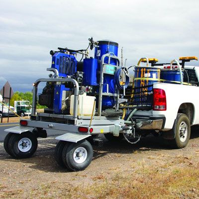 Разметочная машина Graco ROADPAK HD 2-PUMP Option 13 (большой бак для шариков) - изображение 3