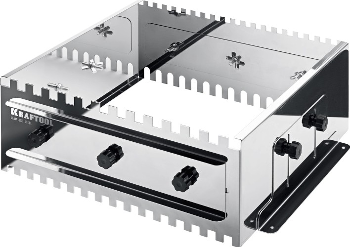 Гребенка KRAFTOOL BUNKER-4 08081 зуб полукруг 10х20 мм, раздвижная для плитки, нерж 08081