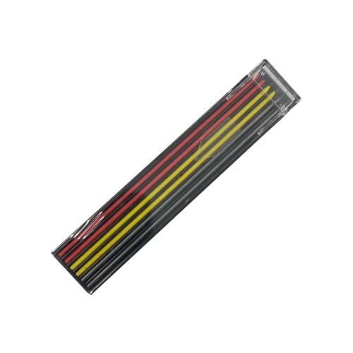 Грифели графитовые WOODWORK RIF-20C цветные 2,0 мм, 6 шт.