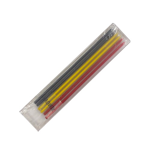 Грифели графитовые WOODWORK RIF-28C цветные 2,8 мм, 6 шт.