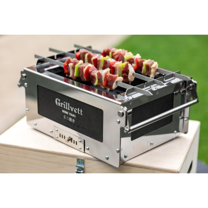 Гриль угольный портативный GRILLVETT Mini Yaki - изображение 3