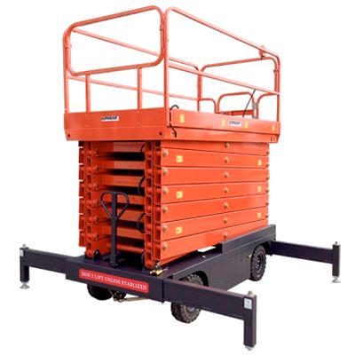 Несамоходный подъемник GROST Tower 1000-8.2 DC с выдвижной платформой - изображение 5