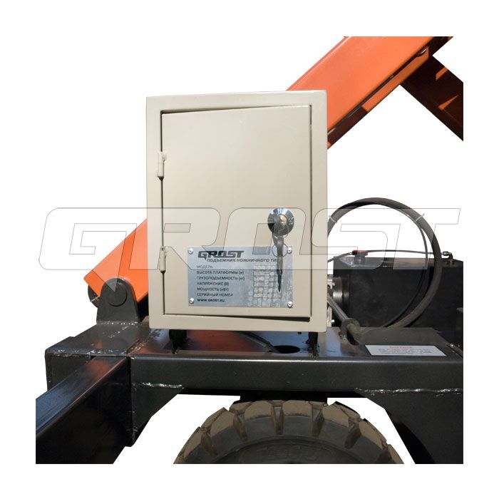 Подъемник ножничный несамоходный GROST Tower 500-11 АС 380 - изображение 2