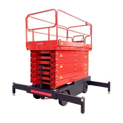 Самоходный ножничный подъёмник GROST Tower Caterpillar 320-9 - изображение 6