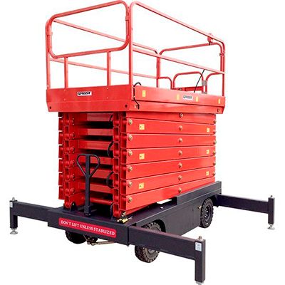 Подъемник ножничный самоходный GROST Tower Drive BS 400-16 (400 кг) - изображение 6