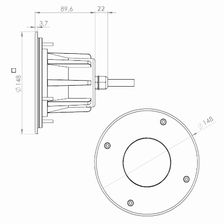 Встраиваемый грунтовый точечный светильник Ground Medium (L) - изображение 4