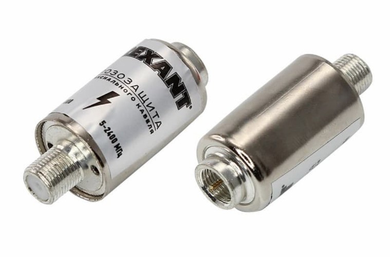 Грозозащита REXANT 05-4000-1 на F-разъем 5-2400 мгц