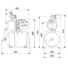 Самовсасывающий насос Grundfos JP 4-47 PT-H - изображение 5