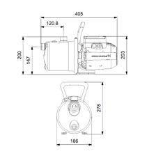 Самовсасывающий насос Grundfos JP 4-47 - изображение 5