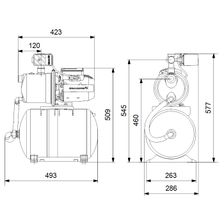 Самовсасывающий насос Grundfos JP 5-48 - изображение 6