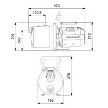 Самовсасывающий насос Grundfos JP 5-48 - изображение 7