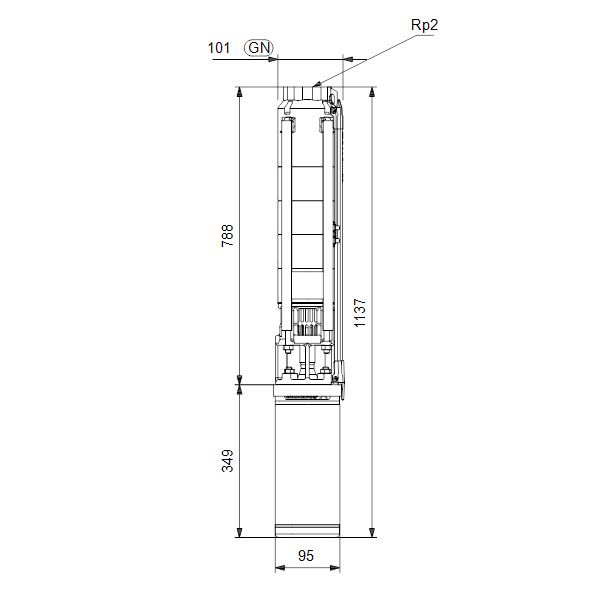 Насос скважинный Grundfos SP 9-11 3x400В - изображение 9