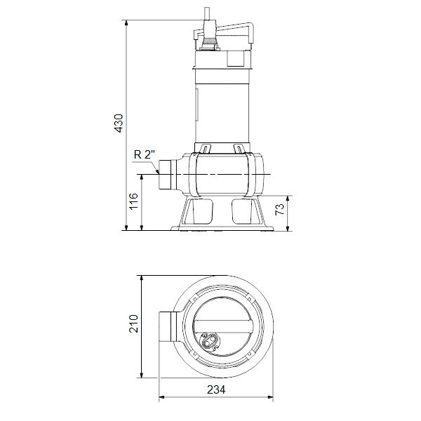 Дренажный насос Grundfos UNILIFT AP 35B.50.06.1.V - изображение 2