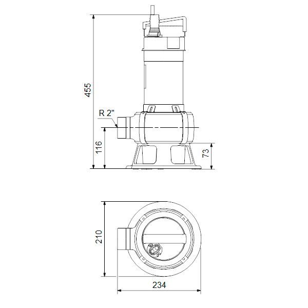 Дренажный насос Grundfos UNILIFT AP 50B.50.11.1.V - изображение 2