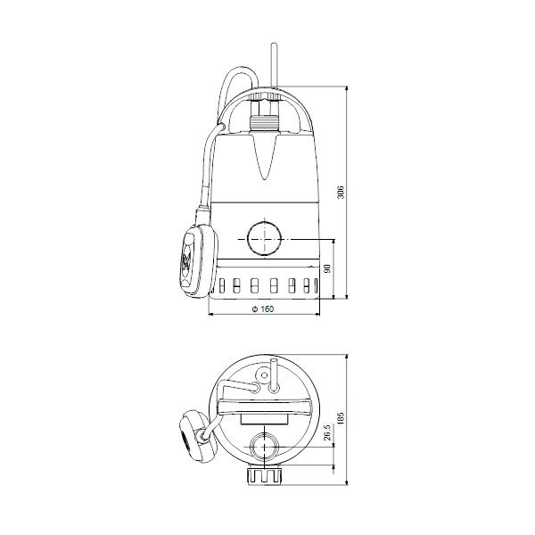 Дренажный насос Grundfos UNILIFT CC7 A1 - изображение 1