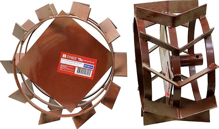 Грунтозацепы СОЮЗ БМ1С-26-380-200 пара 30 мм диам 380 мм, шир 200 мм, 2 обода, выс з