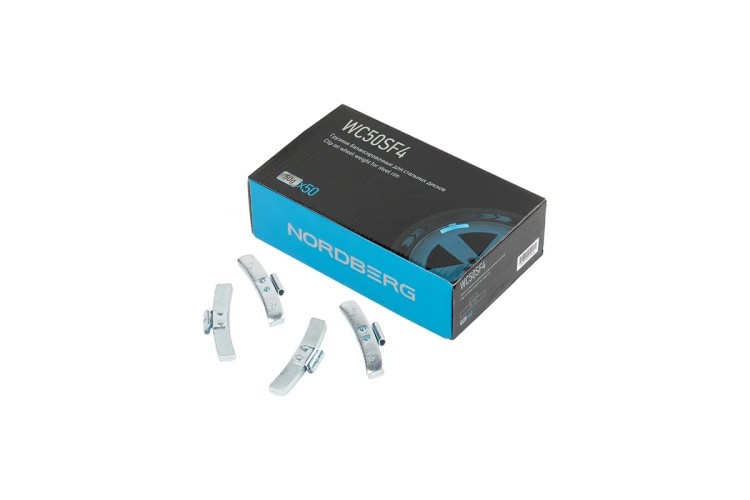 Грузики балансировочные NORDBERG WC50SF4 для стальных дисков Fe 50 г, 50 шт. WC50SF4