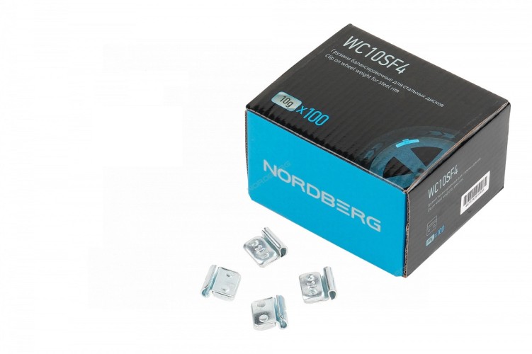 Грузики балансировочные NORDBERG WC10SF4 для стальных дисков Fe 10 г, 100 шт. WC10SF4