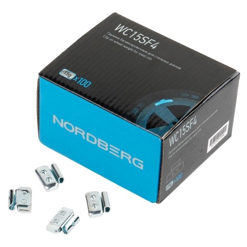 Грузики балансировочные NORDBERG WC15SF4 для стальных дисков Fe 15 г, 100 шт. WC15SF4