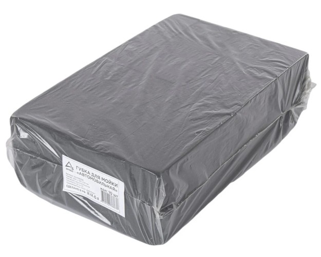 Губка для мытья автомобиля ARNEZI A0408006 (пенополиуретан), 200х120х50 мм черная, 22кг/м3 - изображение 2