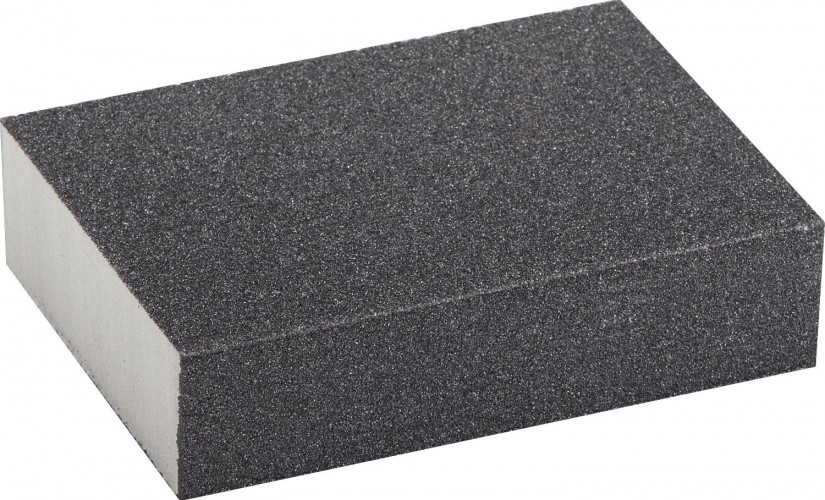 Губка шлифовальная ЗУБР ЭКСПЕРТ четырехсторонняя sic, р120, 100х68х26 мм 35612-120