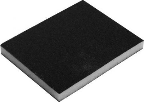 Губка шлифовальная ЗУБР "Мастер" двухсторонняя, мягкий поролон, Р320, 123х98х12мм 35614-320