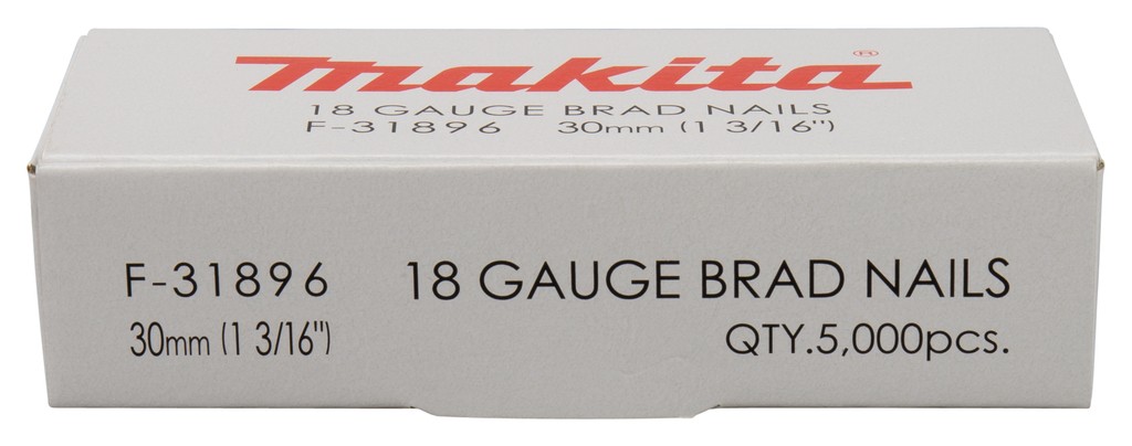 Гвоздь MAKITA F-31896 (оцинкованный) 18GA длина 30 мм, 5000 шт. - изображение 2