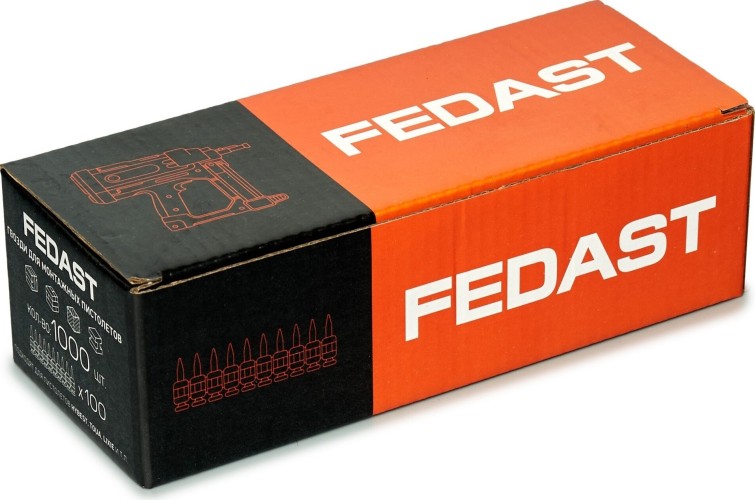 Гвоздь монтажный FEDAST 3.0 х 16 мм усиленный (уп.1000 шт.) fd3016eg - изображение 4