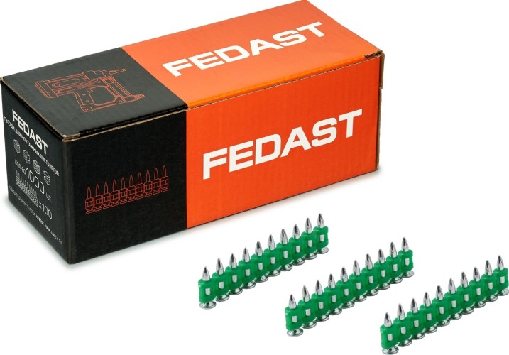 Гвоздь монтажный FEDAST 3.0 х 22 мм усиленный (уп.1000 шт.) fd3022eg