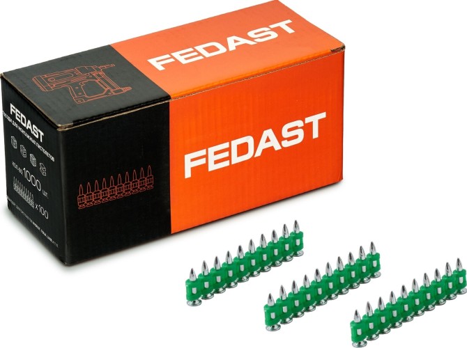 Гвоздь монтажный FEDAST 3.0 х 32 мм усиленный (уп.1000 шт.) fd3032eg - изображение 2