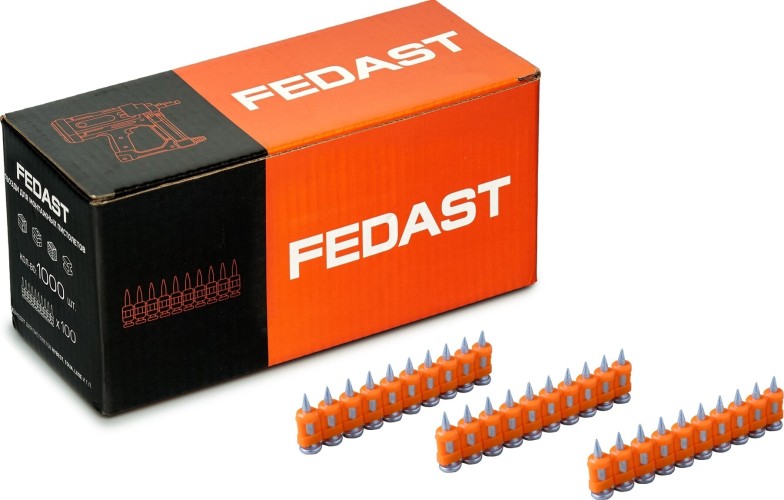 Гвоздь монтажный FEDAST 3.0 х 38 мм (уп.1000 шт.) с кованым наконечником fd3038mgbp - изображение 2