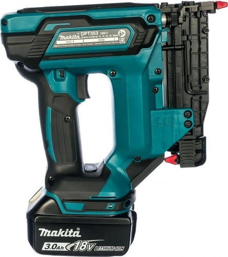 Гвоздезабиватель аккумуляторный MAKITA DPT 353 RFE DPT353RFE - изображение 5