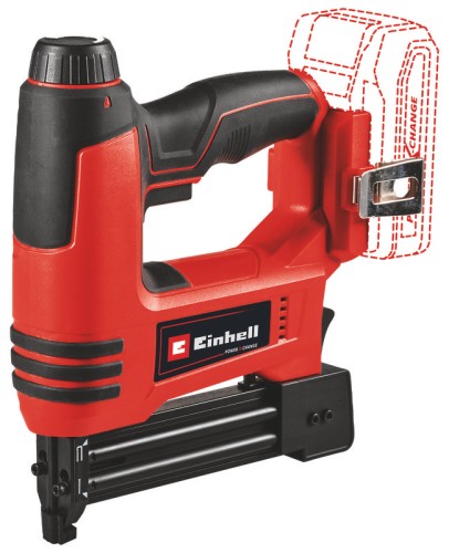 Гвоздезабиватель аккумуляторный EINHELL 4257790 pxc te-cn 18 li, 18в,скобы16-22мм,гвозди15-32мм,бе