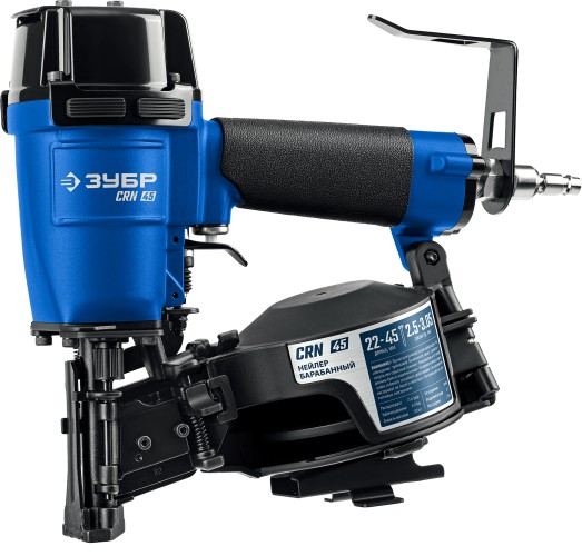 Гвоздезабивной пистолет пневматический ЗУБР CRN-45 кровельный для барабанных CRN (22-45 мм) 31920