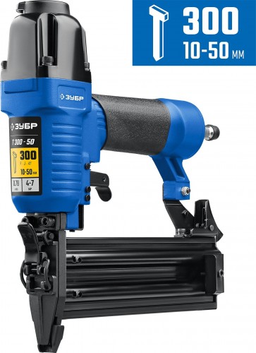 Гвоздезабивной пистолет пневматический ЗУБР Т300-50 10-50 мм 31933