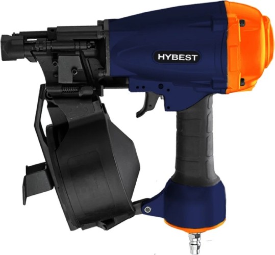 Гвоздезабивной пистолет пневматический HYBEST HBCRN45F барабанный