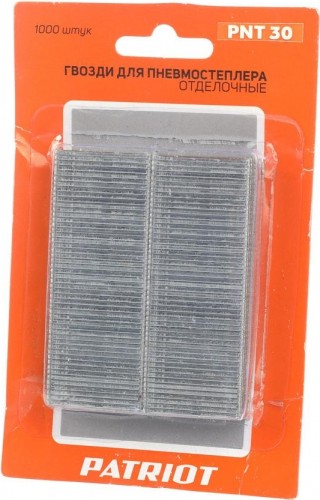 Гвозди для скобозабивателя PATRIOT PNT 30 для пневмостеплера ASG 210R тип 16 (16GA) 1000 шт. 830902150