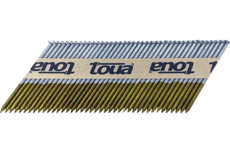 Гвозди по дереву TOUA 3,05 х 90 мм (уп.2000 шт.) 30590RIBrt 30590RIBrt