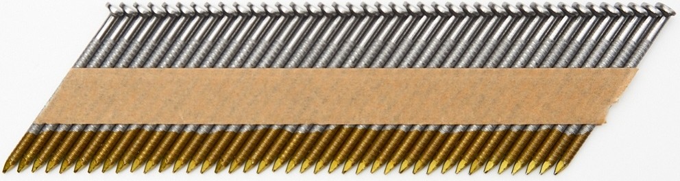 Гвозди реечные FEDAST тип D34 3,05х90 RIBrt по дереву кольцевая накатка, 2000 шт FD30590RIBrt