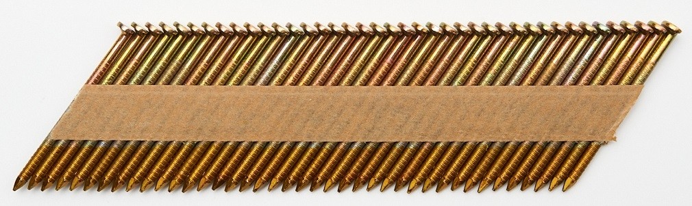 Гвозди реечные FEDAST тип D34 2,87х63 RIEG по дереву гальваническая накатка, 3000 шт FD28763RIEG