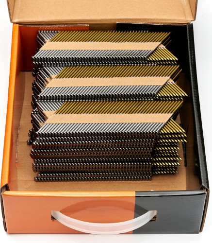 Гвозди реечные FEDAST тип D34 2,87х63 RIBrt по дереву гальваническая накатка, 3000 шт FD28763RIBrt - изображение 2