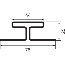 H-профиль Artens 3000 мм цвет бежевый - изображение 5