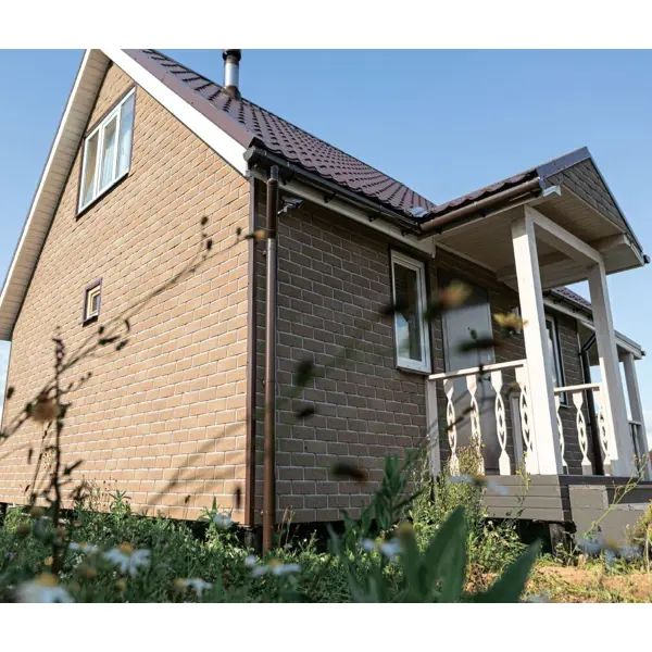 Фасадная плитка ТЕХНОНИКОЛЬ Hauberk 2.0 м2 цвет античный - изображение 6