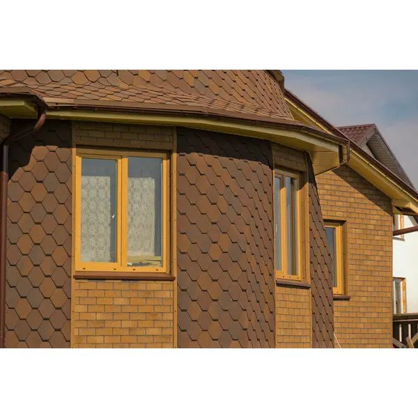 Фасадная плитка ТЕХНОНИКОЛЬ Hauberk 2.0 м2 песчаный - изображение 7