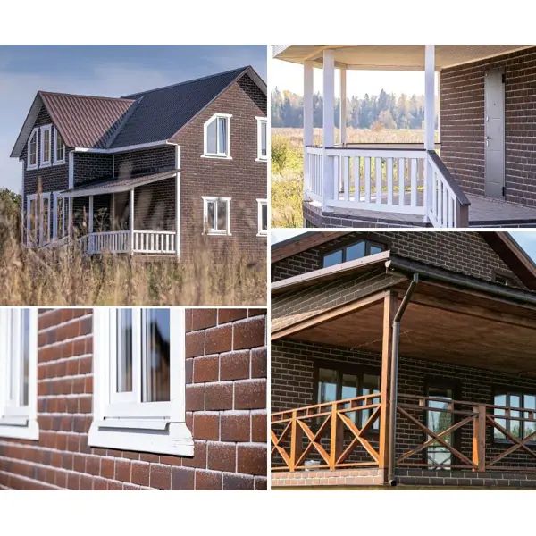 Фасадная плитка ТЕХНОНИКОЛЬ Hauberk 2.0 м2 цвет баварский - изображение 7