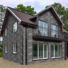 Фасадная плитка ТЕХНОНИКОЛЬ Hauberk 2.5 м2 цвет готический - изображение 10