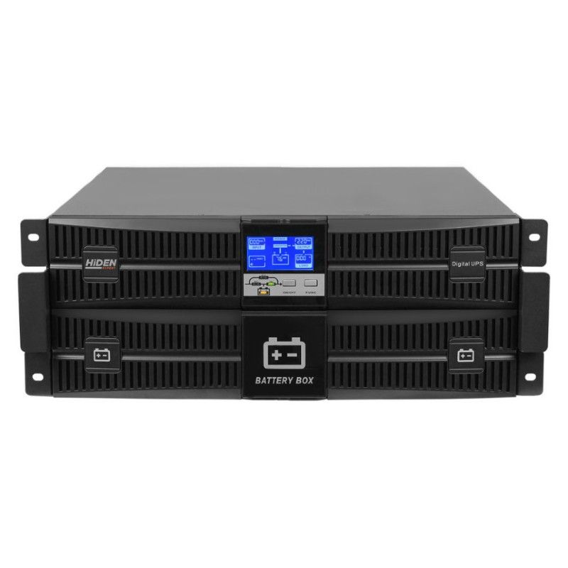 ИБП HIDEN EXPERT UDC9206S-RT, встроенные акб в корпусе (9А/ч х 16шт),6 kVA/6 kW (PF=1),